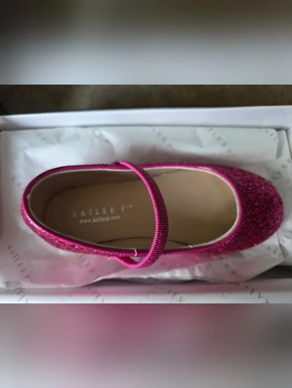 Girls' Glitter Mary Jane Dress Shoes - Hot Pink - 10K